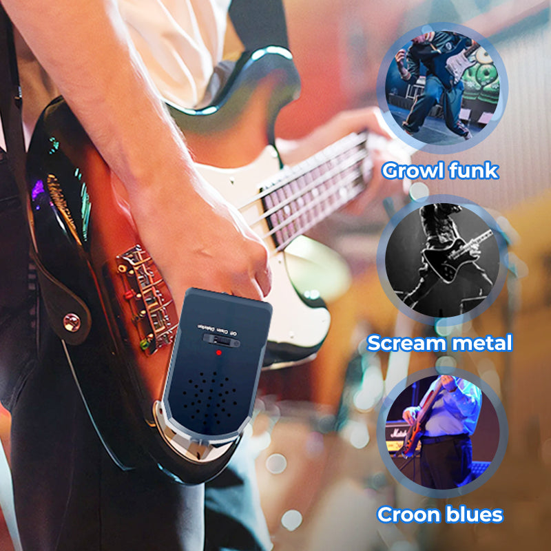 🎸Mini hordozható elektromos gitár erősítő készlet