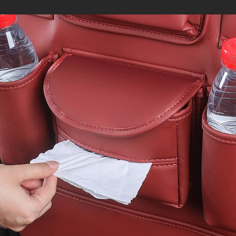 DriveEase hátsó ülésre való szervező - Többrekeszes, függő rendező egyedi logóval