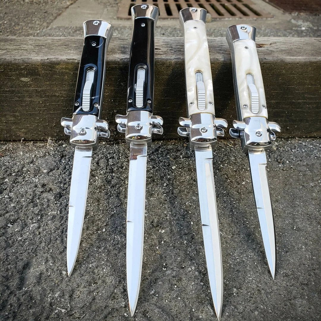 (🔥Utolsó napi akció - 50% kedvezmény) Klasszikus Gentleman olasz OTF kés