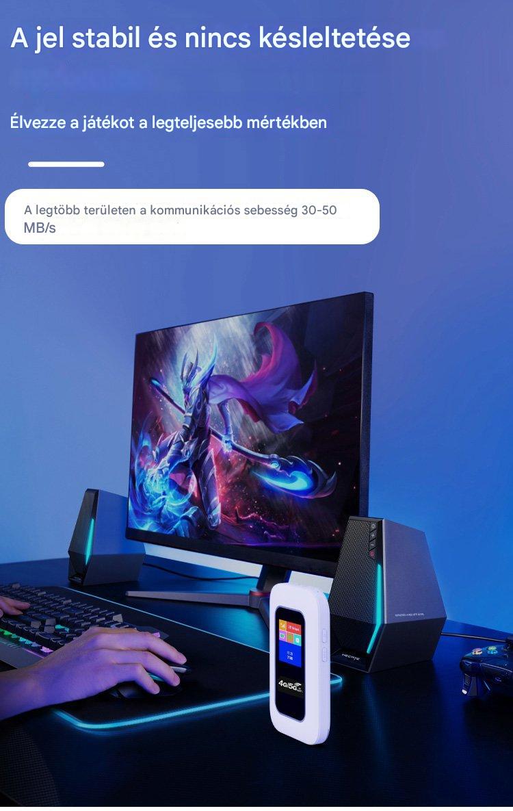 Univerzális, nagy sebességű hordozható Wifi világszerte