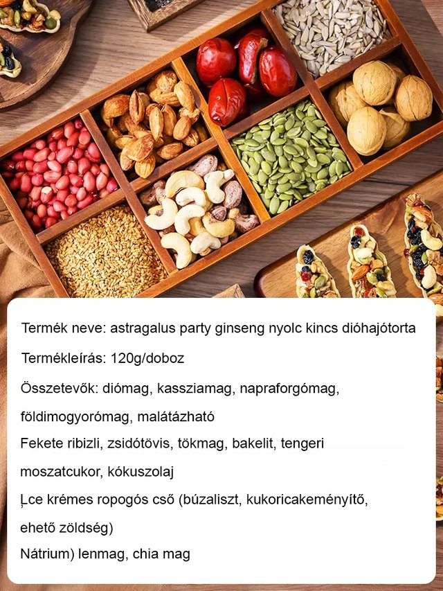 Astragalus és Codonopsis nyolc kincs dió hajó torta
