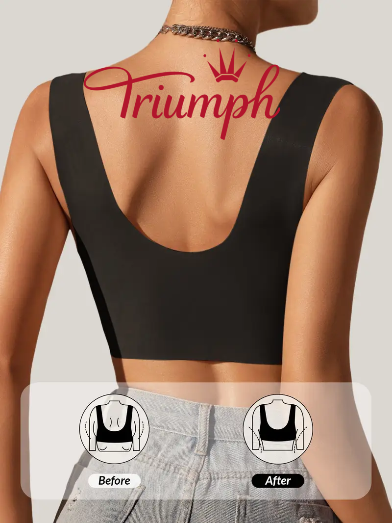 Triumph - 3 db-os 💝 Csipkés melltartó elöl cipzárral