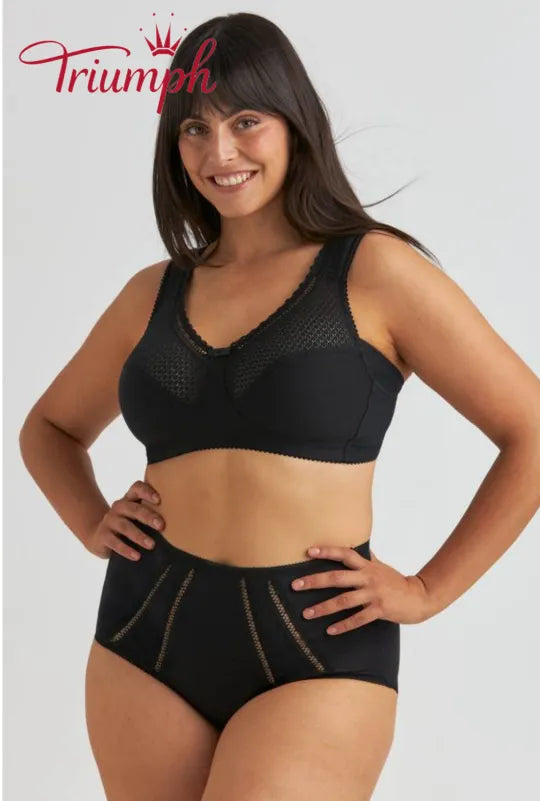 Triumph - 3 részes szett 🔥 Kényelmes csipke melltartó mintával