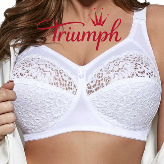 Triumph® – 3 darab💖50% kedvezménnyel✨2025 női nagyméretű hímzett puha melltartó