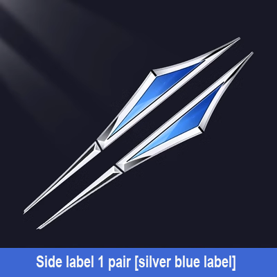 Kreatív horganyzott fém autómatricák✨2 db✨