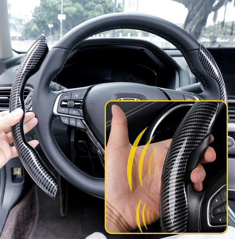 🔥Új univerzális karbon kormánykerék borítás (2 db)❗Minden modellhez illik