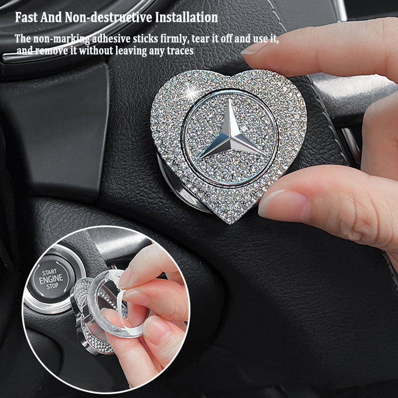 2025-ös kiárusítás🔥Gyémánttal kirakott egygombos indító védőtok