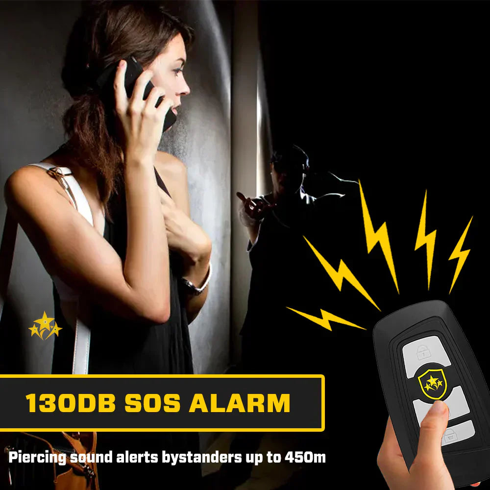 🔥 ⚡️ VOLTIC V77 3 az 1-ben sokkoló, zseblámpa és riasztó autós kulcstartó