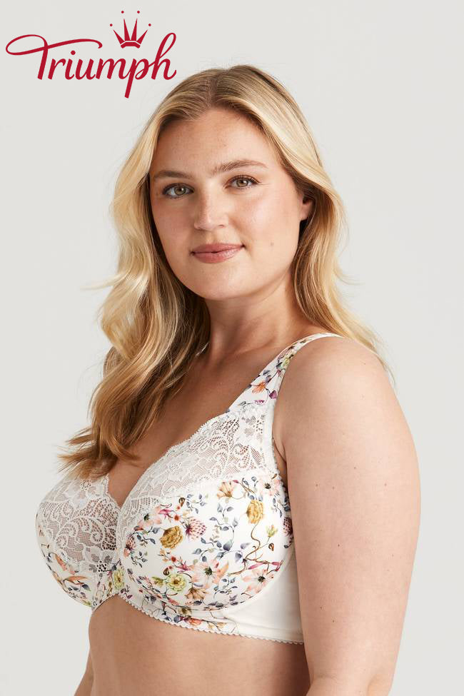 Triumph® 3 részes melltartó💖 csipkéből és virágos hímzésből