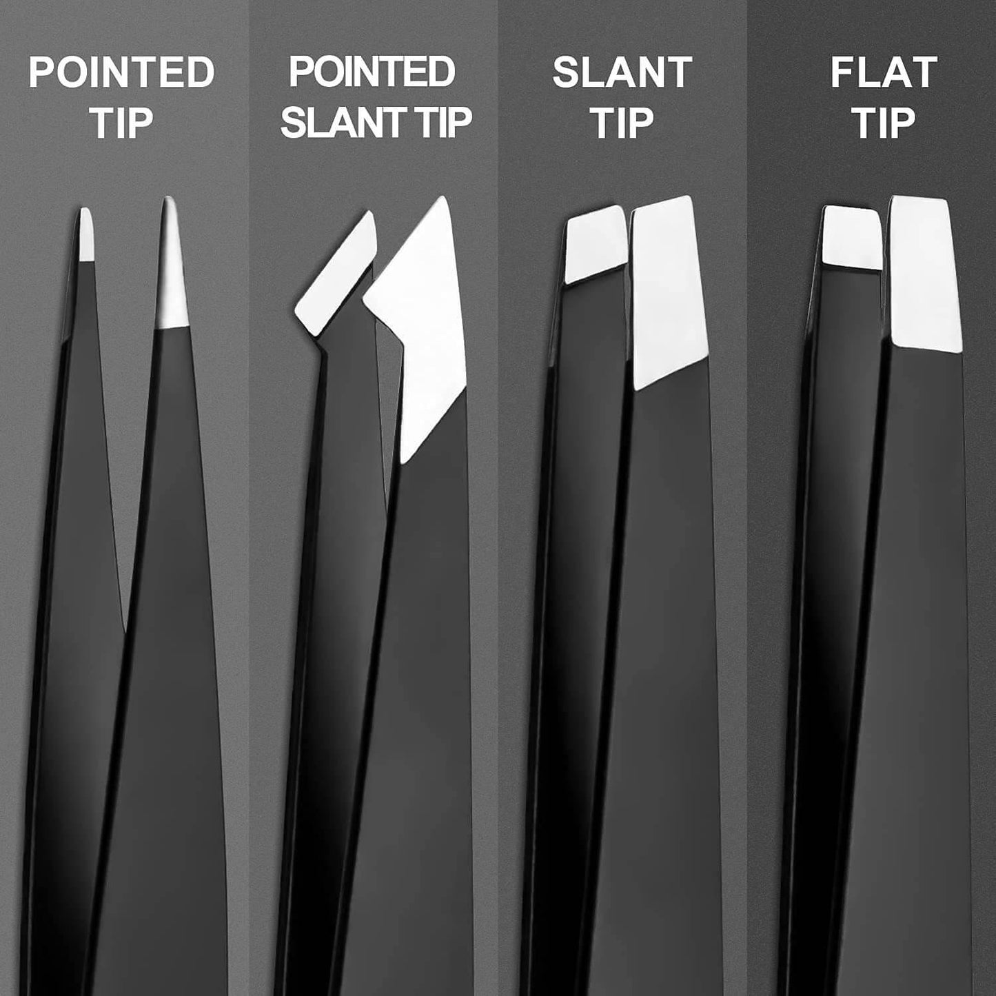 🙌Többcélú rozsdamentes acél szemöldökcsipesz készlet