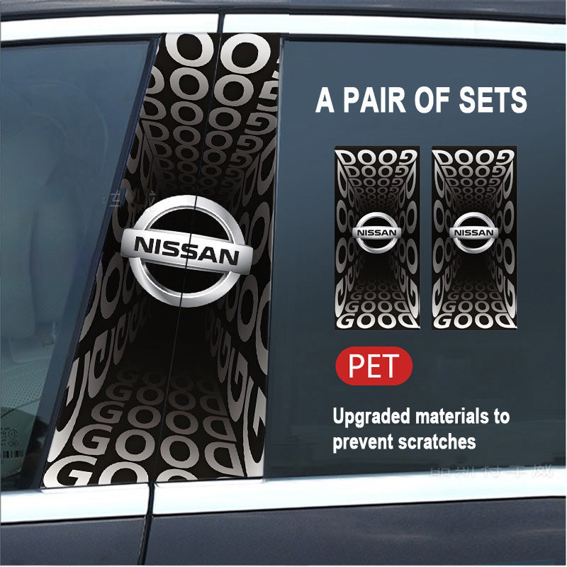 🔥Kiárusítás🔥2025-ös autó kreatív B-oszlop módosító HD védőfólia (2 db)