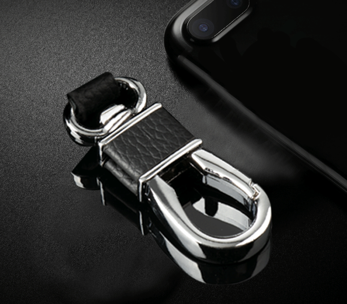 Bőr autókulcstartó