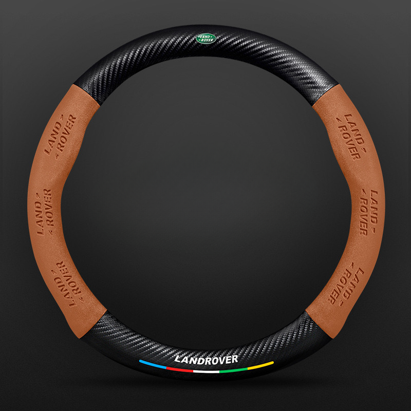 TrackVibe | Fekete karbon velúr kormánykerék borítás – Csúszásgátló és kopásálló