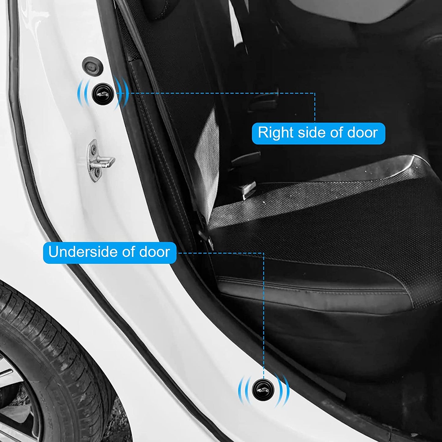 Dupla sínű, nagy rugalmasságú autóajtópárna ✨20 db✨