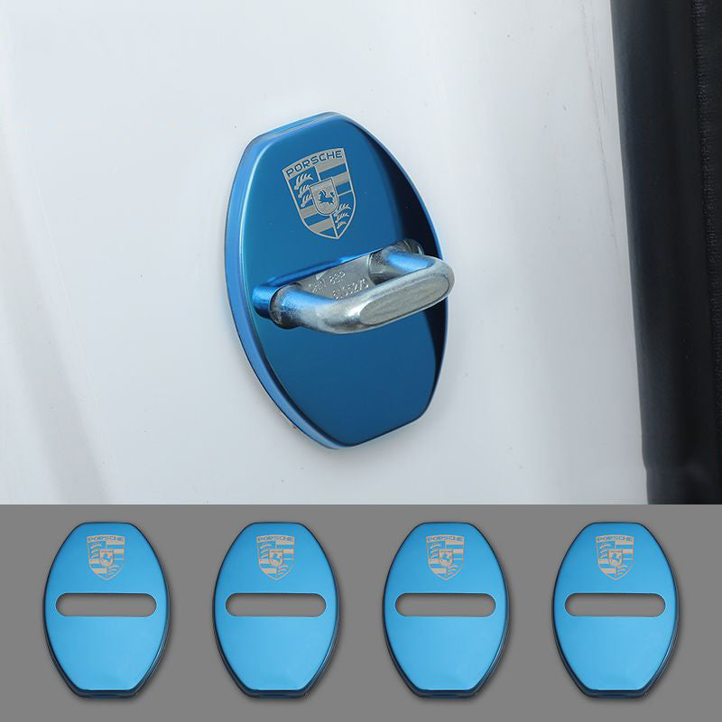 Forró Akció ✨50% Kedvezmény ✨Rozsdamentes Acél Korróziógátló Autó Ajtózár Védőburkolat 🔥4 db 🔥