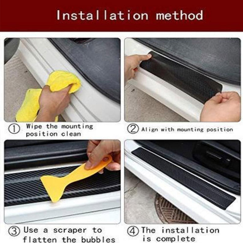 🚗Szénszálas küszöbmatrica