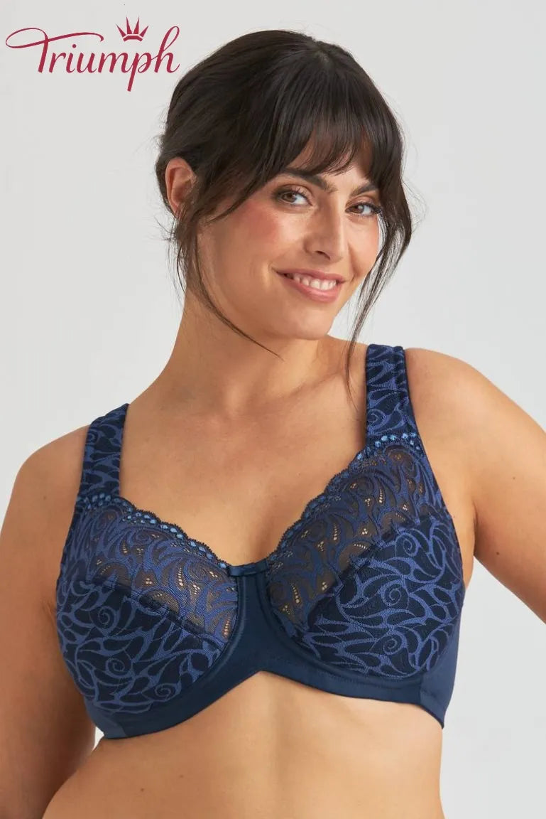 Triumph - 🔥Lánggal Párnázott Melltartó Háromrészes Szett