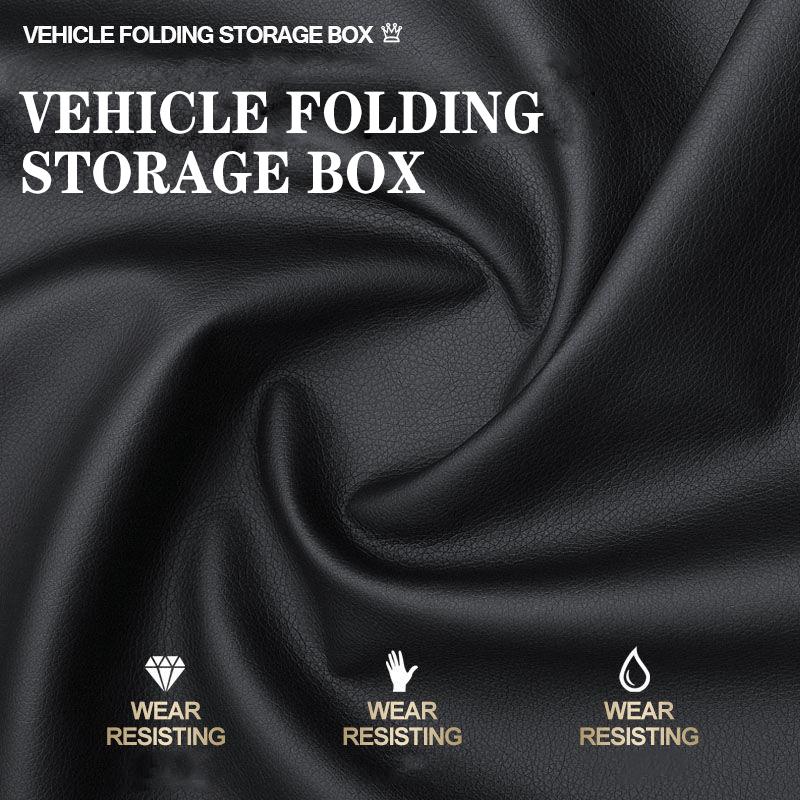 Bőr tárolórekesz az autó csomagtartójába