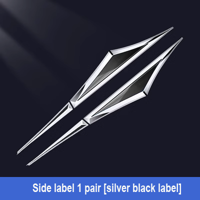 Kreatív horganyzott fém autómatricák✨2 db✨