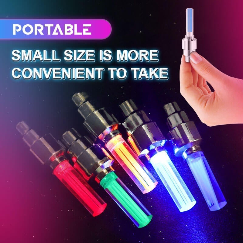 🌈 💡 Vízálló LED kerékfények 【✨ 1+3 ingyen】