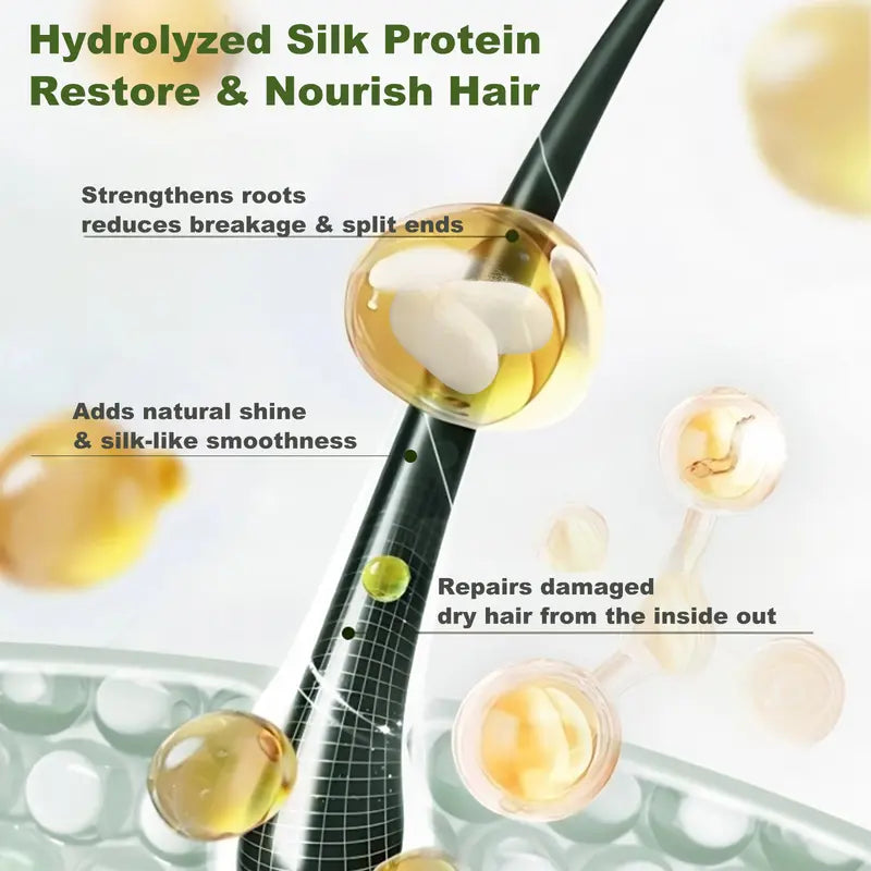 ✨Frissítő hajsampon, amely simaságot és fényt ad a hajnak