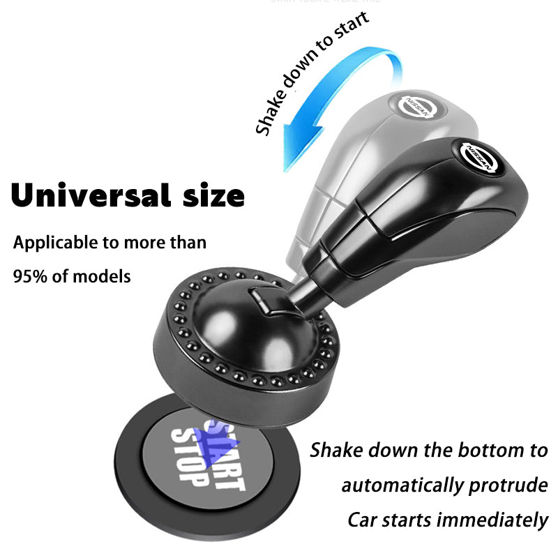 Egyérintéses autó gyújtáskapcsoló gomb