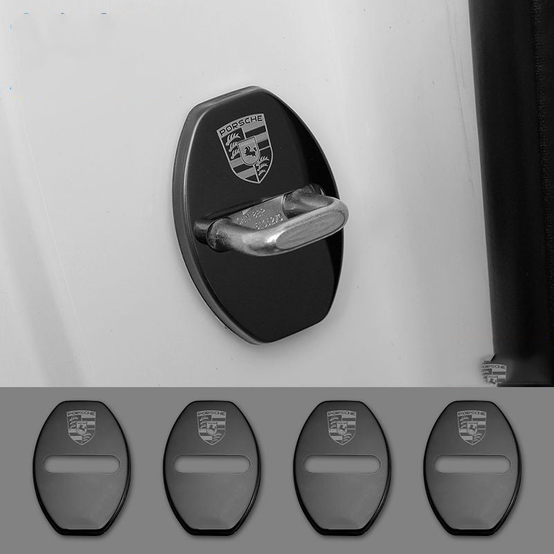 Forró Akció ✨50% Kedvezmény ✨Rozsdamentes Acél Korróziógátló Autó Ajtózár Védőburkolat 🔥4 db 🔥