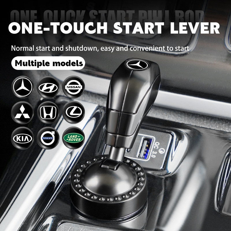 Egyérintéses autó gyújtáskapcsoló gomb