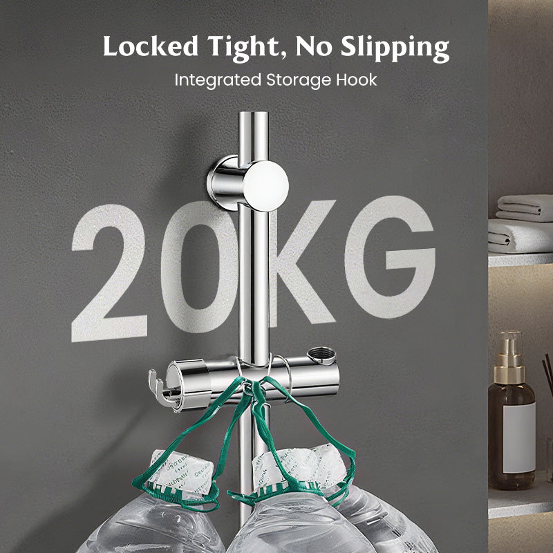 🔥A legkönnyebben használható🔥Szerszám nélkül felszerelhető zuhanyrúd és zuhanyfej.