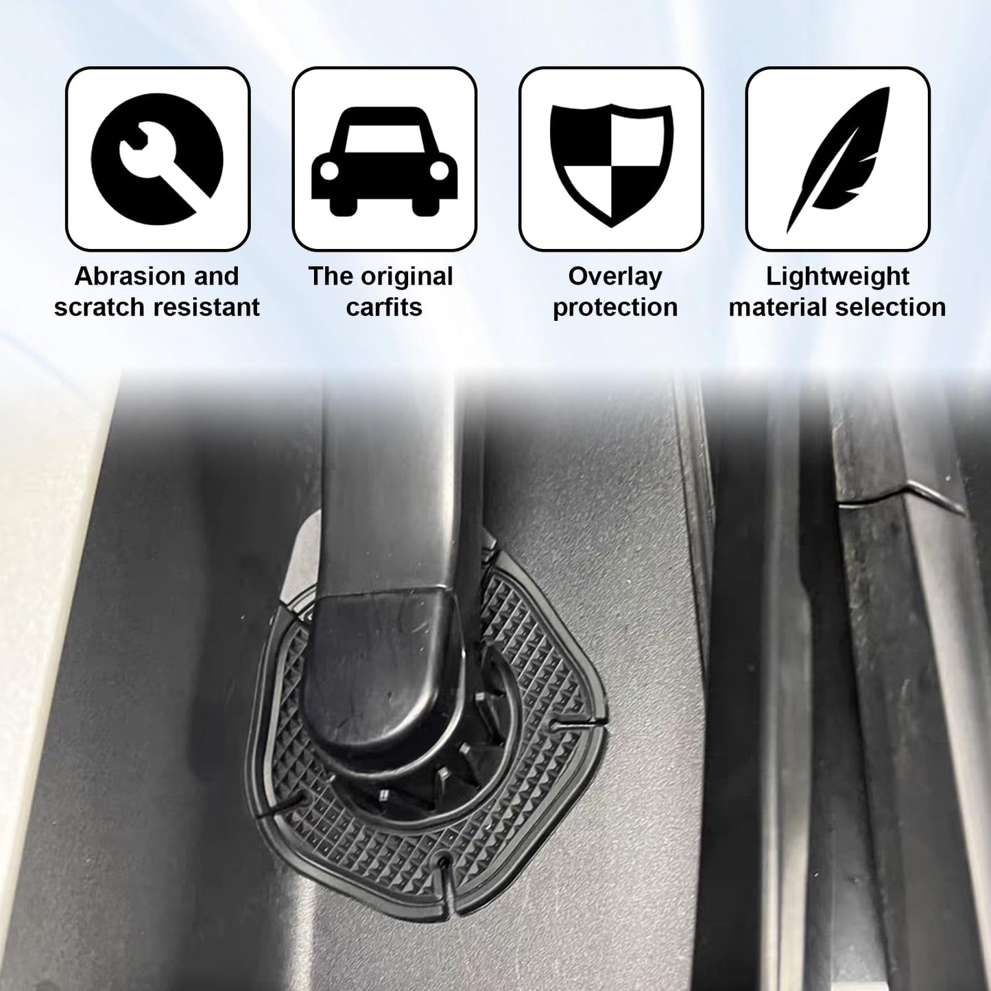 Szilikon ablaktörlő tengelyvédő szerkezet