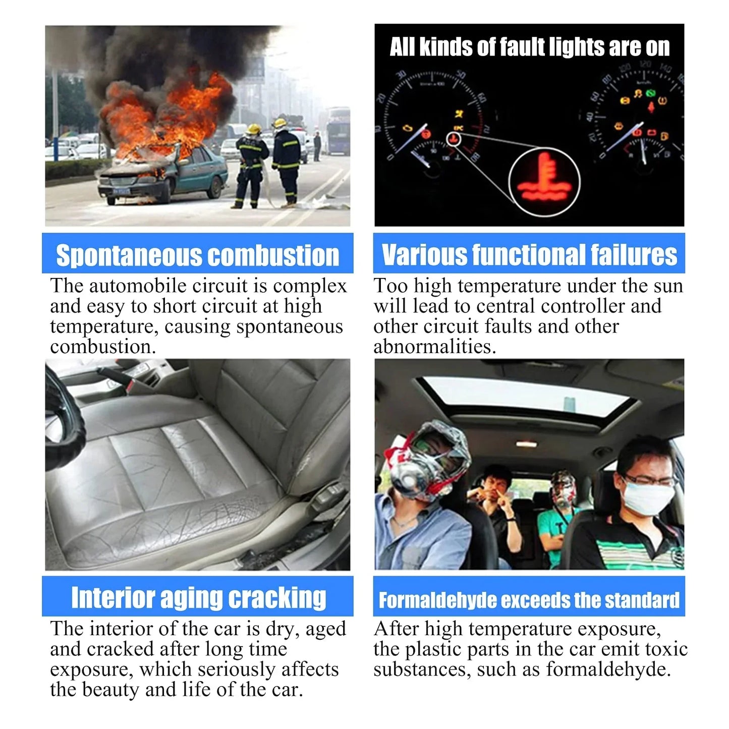 Autó napellenző, szélvédő hővédő