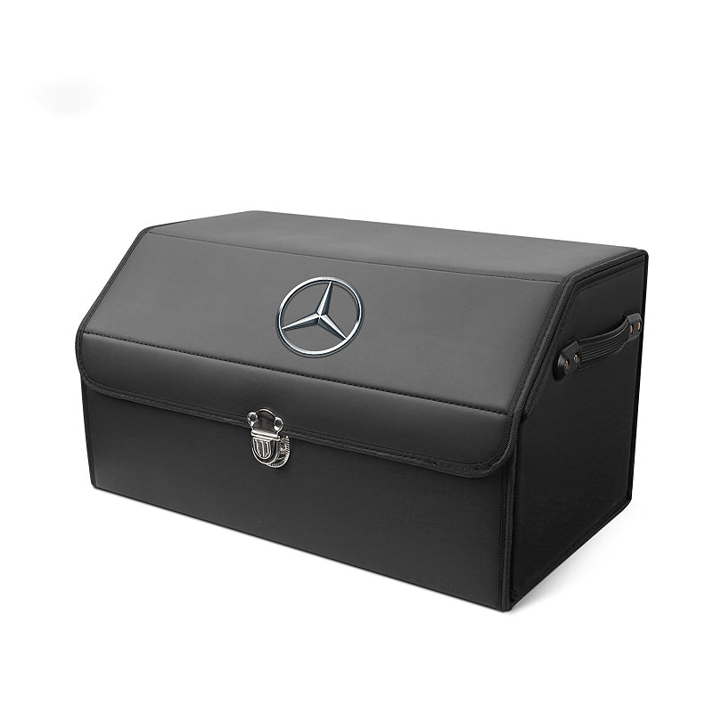 Bőr tárolórekesz az autó csomagtartójába