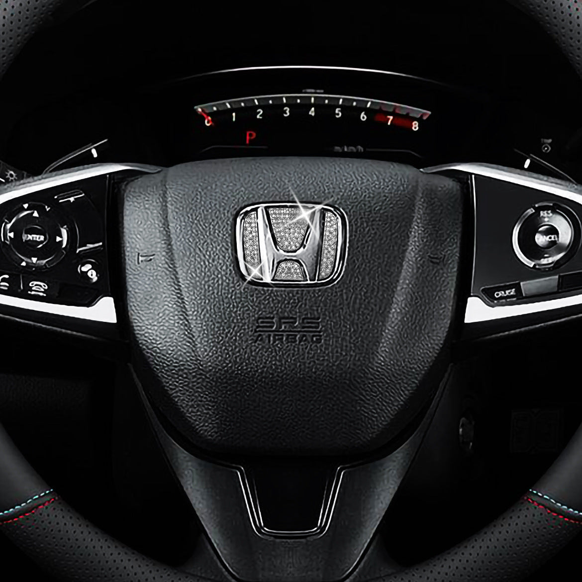 Kristály kormánykerék matrica