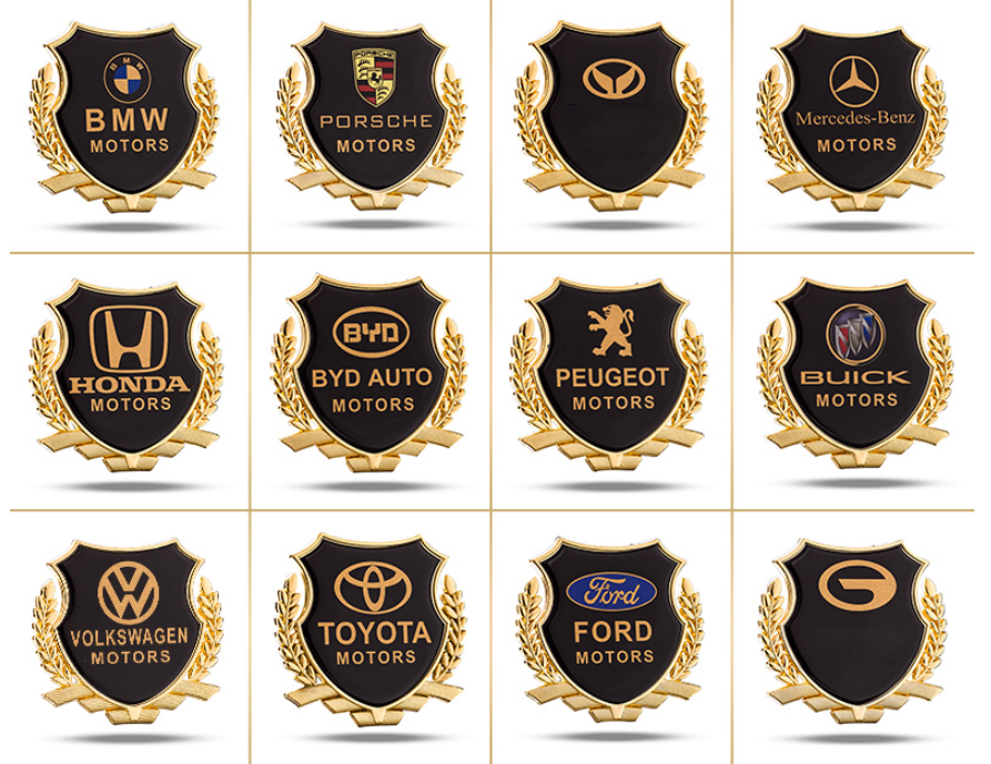 ✨3D autó fém karosszéria matrica✨2 db✨