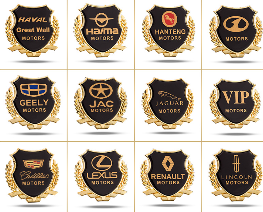 ✨3D autó fém karosszéria matrica✨2 db✨