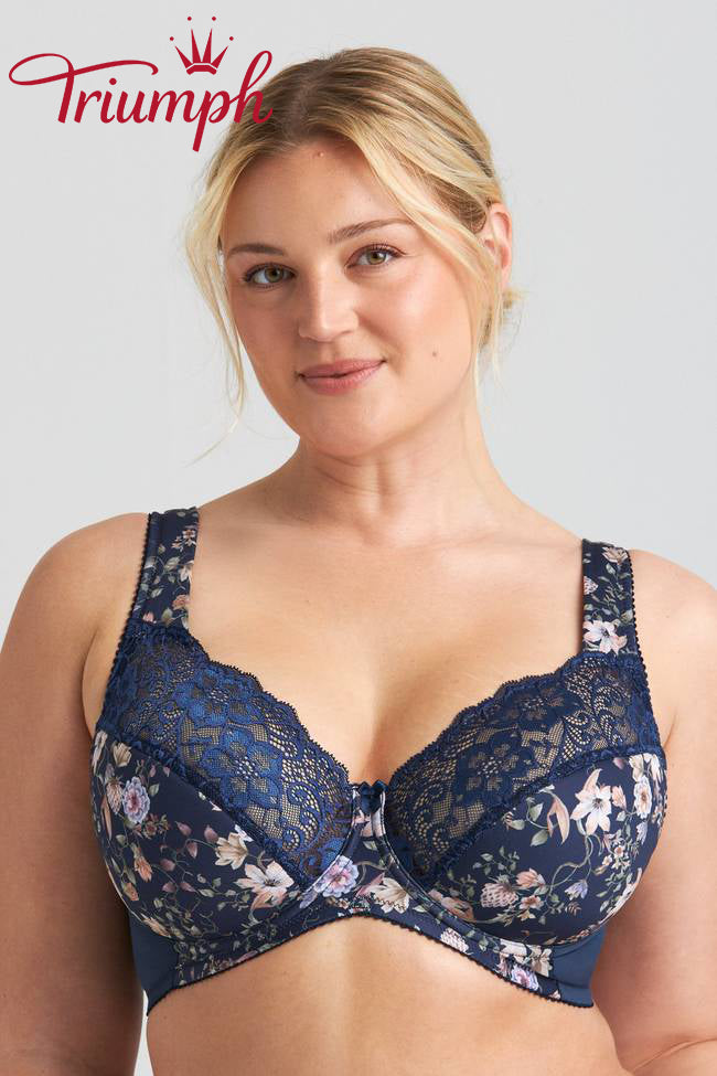 Triumph® 3 részes melltartó💖 csipkéből és virágos hímzésből