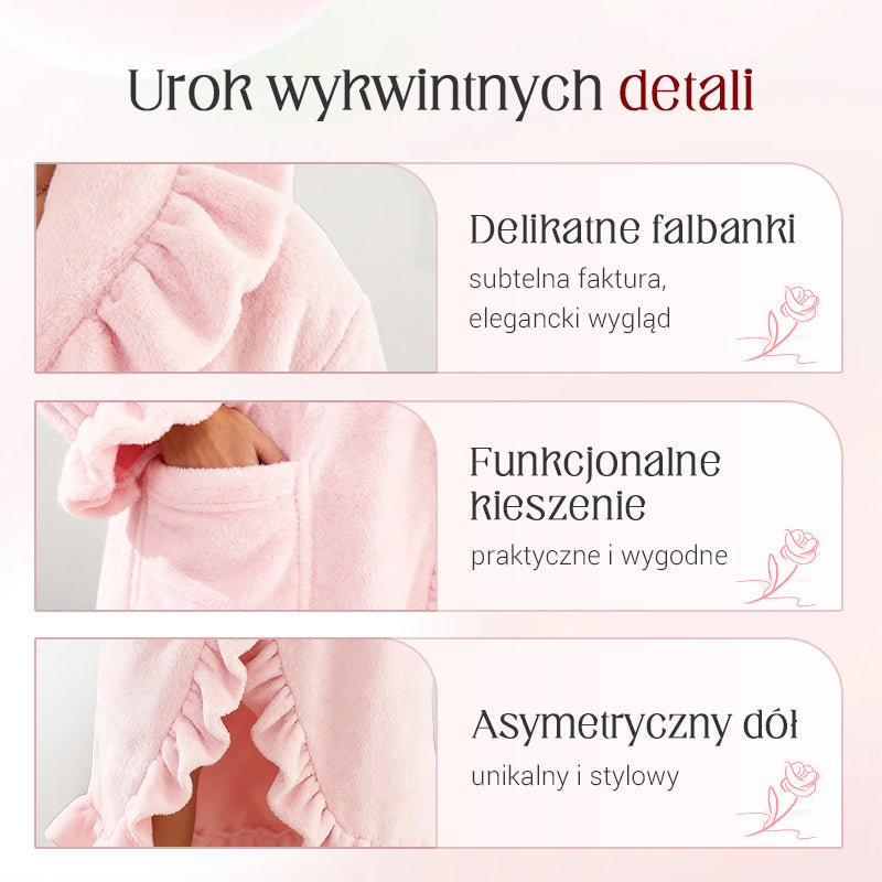 🧖 Puha és bolyhos fürdőköpeny - Bőrbarát anyag