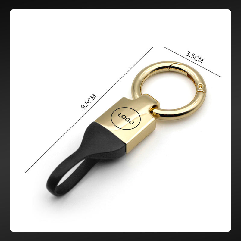 Egyedi készítésű prémium cinkötvözetből készült autós kulcstartó