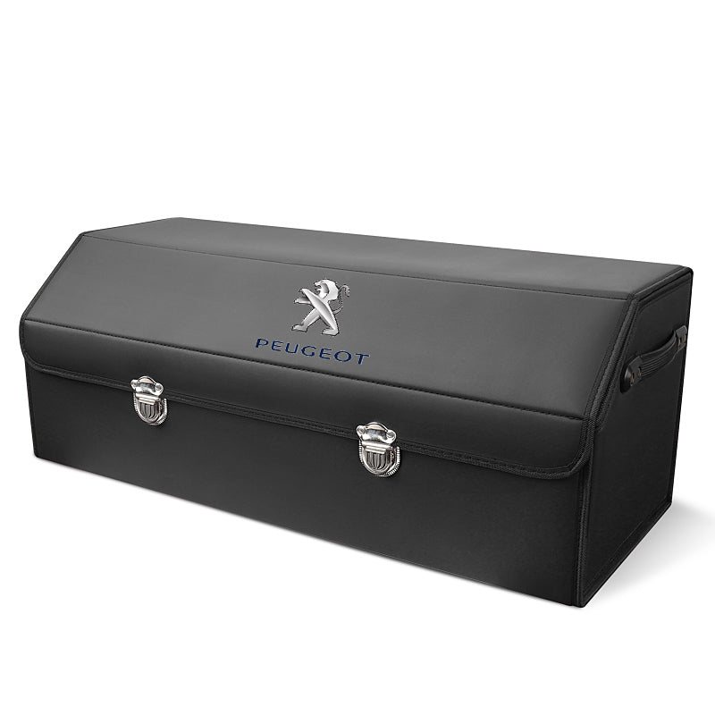 Bőr tárolórekesz az autó csomagtartójába