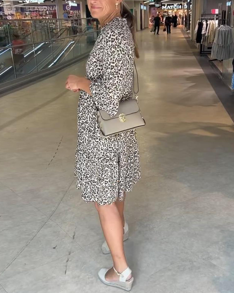 Leopárdmintás ruha