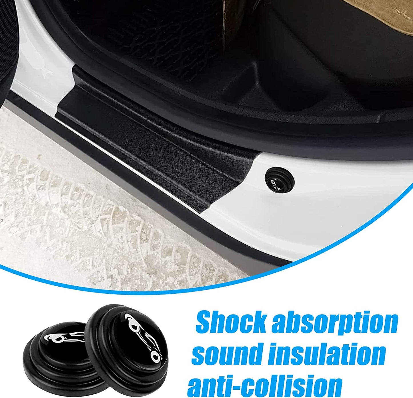 Dupla sínű, nagy rugalmasságú autóajtópárna ✨20 db✨