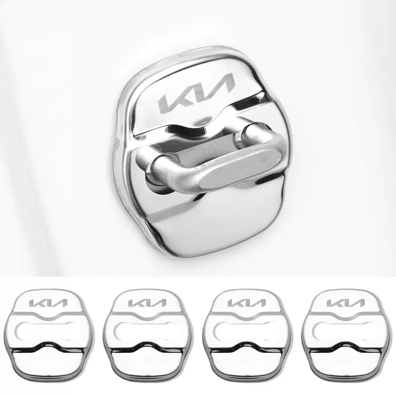 Forró Akció ✨50% Kedvezmény ✨Rozsdamentes Acél Korróziógátló Autó Ajtózár Védőburkolat 🔥4 db 🔥