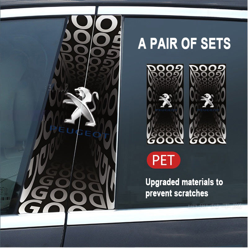 🔥Kiárusítás🔥2025-ös autó kreatív B-oszlop módosító HD védőfólia (2 db)