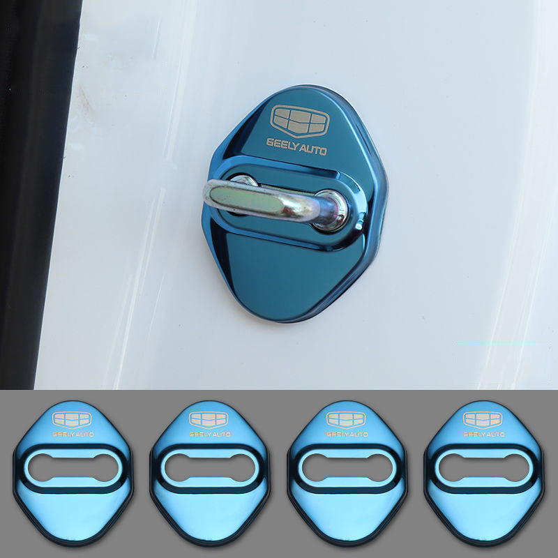 Forró Akció ✨50% Kedvezmény ✨Rozsdamentes Acél Korróziógátló Autó Ajtózár Védőburkolat 🔥4 db 🔥