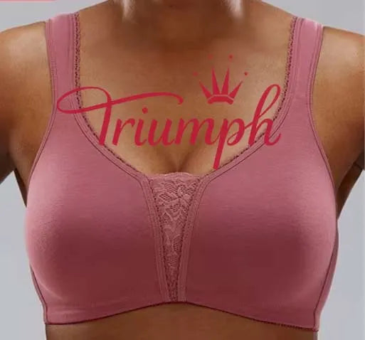 👙TRIUMPH - [3 db] 🔥50% kedvezmény nagyméretű szexi csipke fehér melltartóból