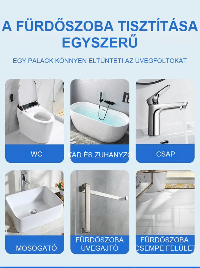 UBELA fürdőszoba tisztítószer