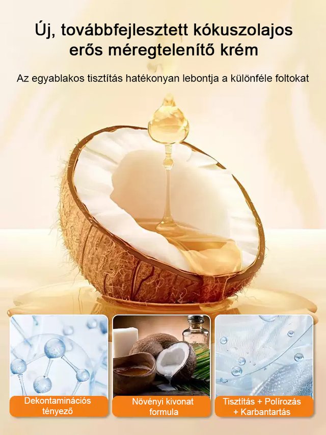 Sima és fényes! [Kókuszolaj folteltávolító]