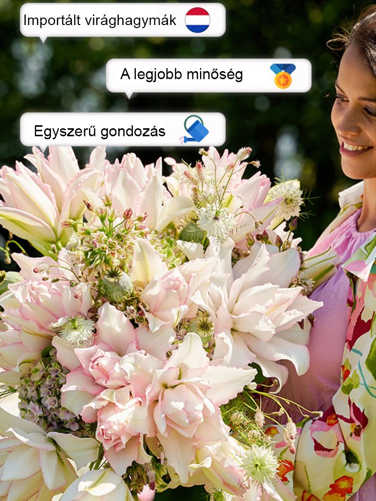 Négy évszak liliom hagymák