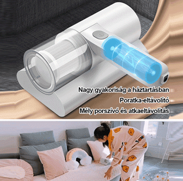 Háztartási nagyfrekvenciás atka eltávolító porszívó