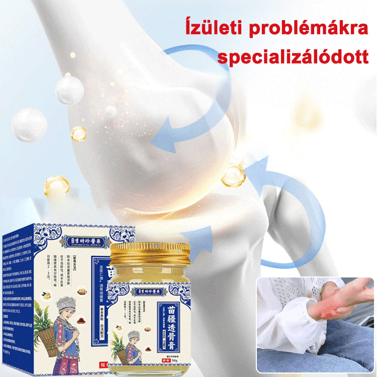 Izomlazító és fájdalomcsillapító Miaojiang ízületi balzsam